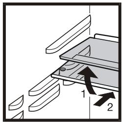 LIEBHERR CTNES 4653 - Pour changer de place les balconnets de porte (selon équipement) - 2