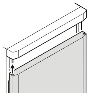 LIEBHERR WK 2927 - Changing over door hinges on appliances with foam insulated doors - 6