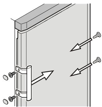 LIEBHERR WK 2927 - Changing over door hinges on appliances with foam insulated doors - 7