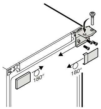 LIEBHERR WK 4126 - Changing over door hinges on glass door appliances - 2
