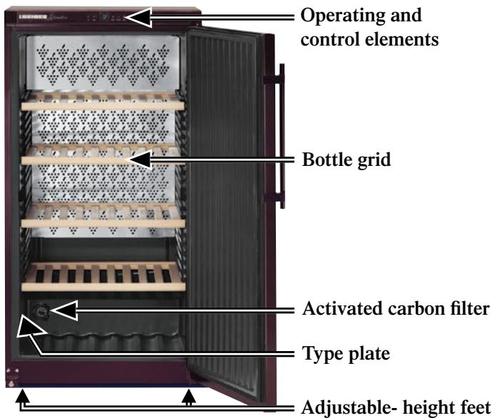 LIEBHERR WK 4676 - Description of appliance and equipment - 1