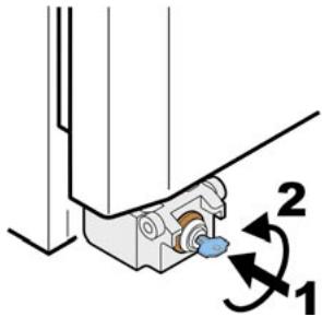 LIEBHERR WKES 4177 - Locking the appliance: - 1