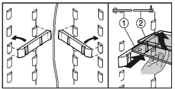 LIEBHERR KB 3610 - Using the sectioned shelf - 1