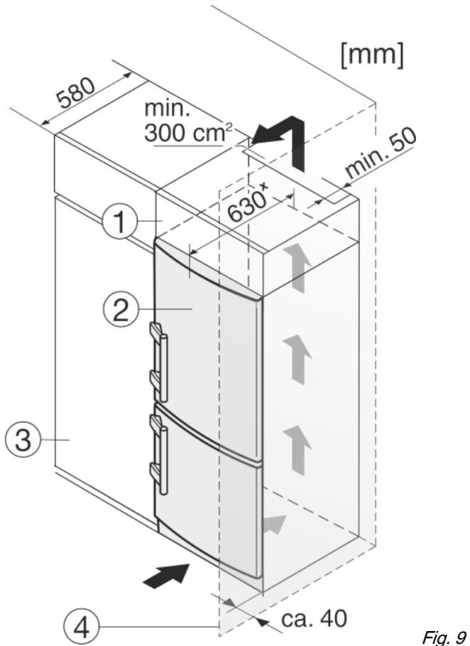LIEBHERR CBNESF 3733 COMFORT BIOFRESH NOFROST - Insertion into a row of kitchen units - 1