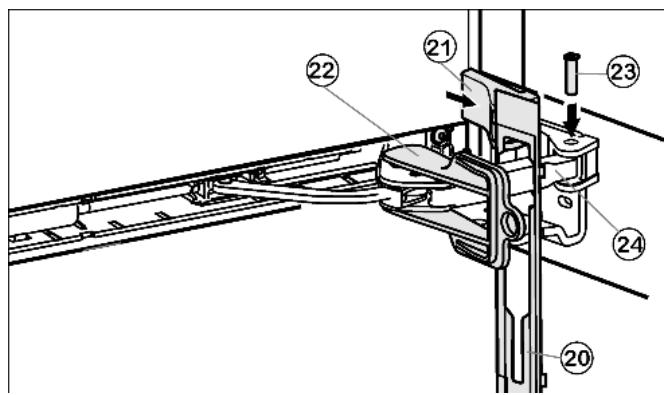 LIEBHERR CBNPGW 3956 PREMIUM BIOFRESH NOFROST - Fitting the lower soft stop mechanism - 2