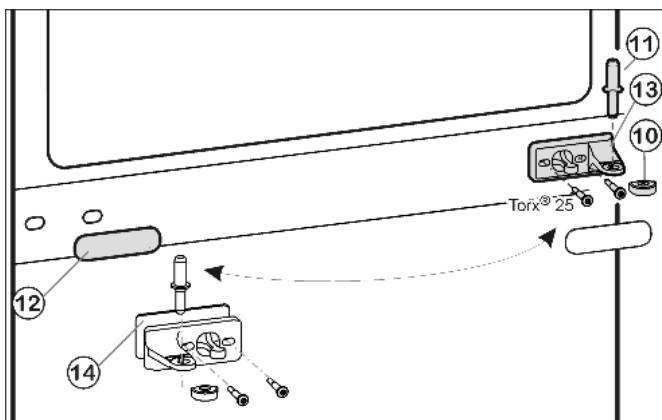 LIEBHERR CP 4023 COMFORT - Transferring the middle bearing elements - 1