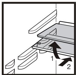 LIEBHERR CP 4613 COMFORT - Repositioning the door racks - 2