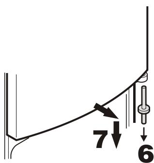 LIEBHERR CP 4613 COMFORT - Changing over door hinges - 4