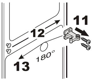 LIEBHERR CP 4613 COMFORT - Changing over door hinges - 6