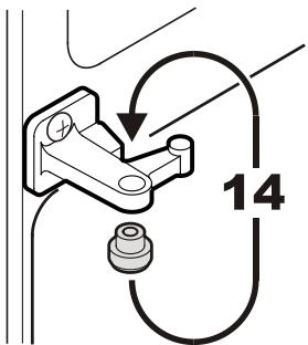 LIEBHERR CP 4613 COMFORT - Changing over door hinges - 8