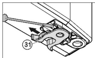 LIEBHERR CPESF 3813 COMFORT - On both the upper and lower door: - 1