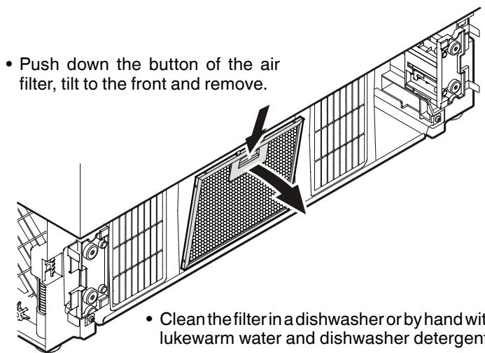 LIEBHERR ECBN 5066 G-1 & ECBN 5066 PREMIUMPLUS BIOFRESH NOFROST - Cleaning the air filter - 2