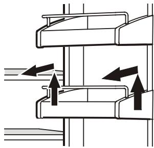 LIEBHERR ECBN 5066 G-1 & ECBN 5066 PREMIUMPLUS BIOFRESH NOFROST - Repositioning the door racks - 1