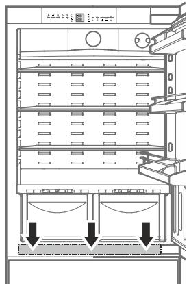 LIEBHERR ECBN 5066 G-1 & ECBN 5066 PREMIUMPLUS BIOFRESH NOFROST - H = Lower hinge heating control - 1