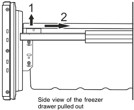 LIEBHERR ECBN 5066 G-1 & ECBN 5066 PREMIUMPLUS BIOFRESH NOFROST - Removing the freezer drawer containers - 1