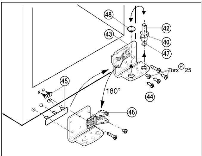 LIEBHERR KBGB 3864 PREMIUM BIOFRESH - Transferring bearing parts - 1