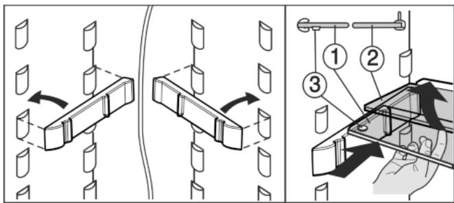 LIEBHERR KP 2620 COMFORT - Using the sectioned shelf - 1
