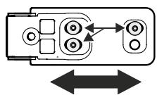 LIEBHERR WTES 5972 VINIDOR - Adjusting the lateral tilt of the door - 3