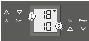 LIEBHERR WTES 5972 VINIDOR - Setting the temperature - 1