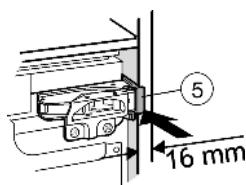 LIEBHERR WTI 2050 VINIDOR - To slide in and align the appliance: - 1