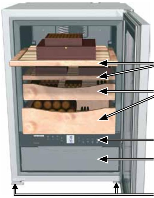 LIEBHERR ZKES 453 HUMIDOR - Description of appliance and equipment - 1