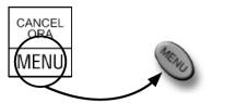 MELICONI CONTROL TV 100 - A - TV function example: - 1