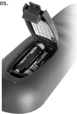 MELICONI CONTROL TV 100 - FITTING THE BATTERIES - 1