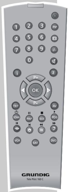 GRUNDIG APOLLO 42 PW 110-7605 TOP - Increasing character size - 1