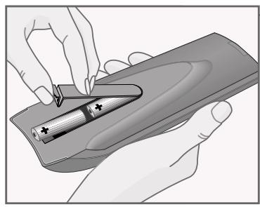 Illustration of hands holding a battery with a magnified view showing charge distribution (no text or symbols)