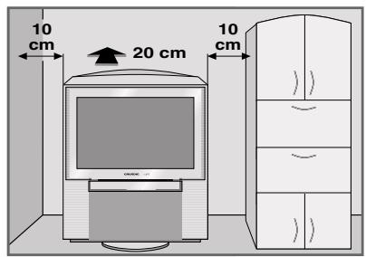 GRUNDIG F.A. PLANAVISION PW 110-8110/9 DOLBY - INSTALLATION AND SAFETY - 2