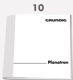 GRUNDIG F.A. PLANAVISION PW 110-8110/9 DOLBY - Scope of delivery - 10