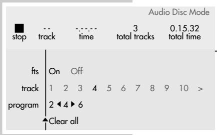 GRUNDIG F.A. PLANAVISION PW 110-8110/9 DOLBY - Deleting individual tracks - 1