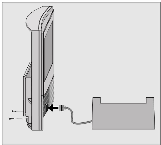 GRUNDIG F.A. PLANAVISION PW 110-8110/9 DOLBY - Fitting the centre loudspeaker panel - 1