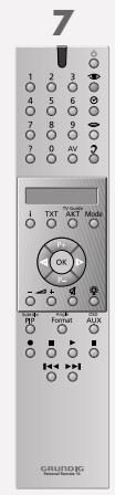 GRUNDIG F.A. PLANAVISION PW 110-8110/9 DOLBY - Scope of delivery - 7