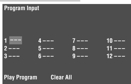 GRUNDIG GDP 1100/1 - Creating a program - 1