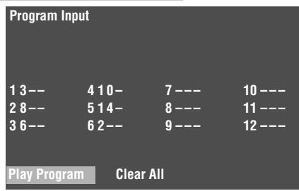 GRUNDIG GDP 1100/1 - Creating a program - 2