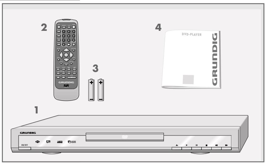 GRUNDIG GDP 1100/1 - Scope of delivery - 1