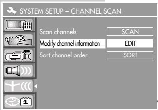 GRUNDIG GDR 4500 - Assigning channel positions manually - 1
