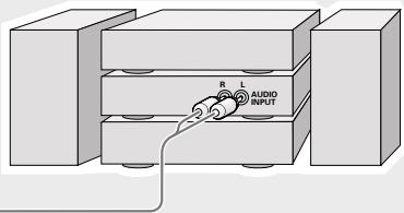 GRUNDIG GDR 4500 - Connecting an audio system with analogue two-channel stereo sound - 2