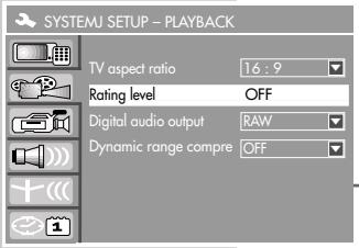 GRUNDIG GDR 4500 - Authorising the contents of a DVD - 1