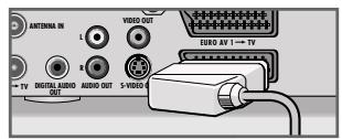GRUNDIG GDR 4500 - Connecting a video recorder, DVD player or set-top box - 2