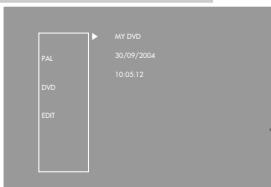 GRUNDIG GDR 4500 - Deleting the content of the disc (DVD+RW) - 1