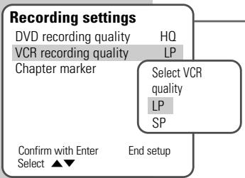 GRUNDIG GDR 6460 VCR DVD OPTAGER - Adding chapter markers - 1