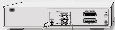 GRUNDIG GDR 6460 VCR DVD OPTAGER - CONNECTION AND PREPARATION - 4