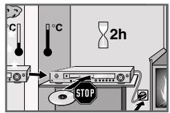 GRUNDIG GDR 6460 VCR DVD OPTAGER - SETUP AND SAFETY - 3
