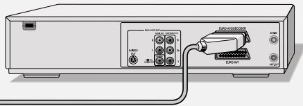 GRUNDIG GDR 6460 VCR SILVER - Connecting a video recorder, DVD player or set-top box - 2
