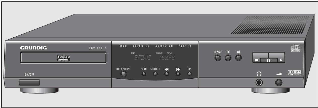 GRUNDIG GDV 100 D (VERS.2) - Selecting OSD language for user guide - 1