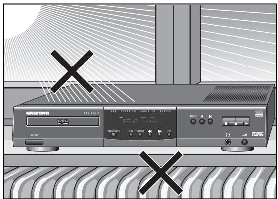 GRUNDIG GDV 100 D (VERS.2) - The child lock - 3