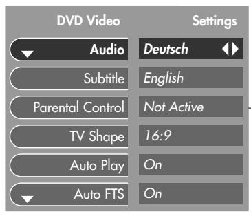 GRUNDIG GDV 110 - CONVENIENCE SETTINGS - 1