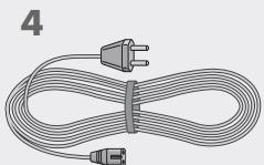 GRUNDIG GDV 110 - Contents of delivey - 1
